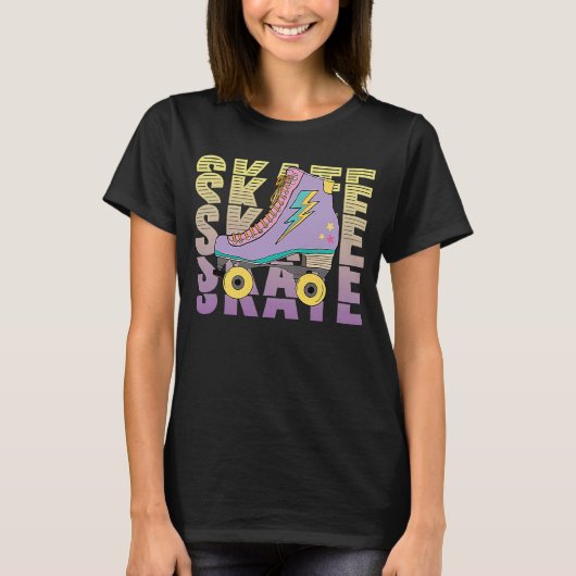 ローラースケート女子ローラーダービー89s tシャツ (正面)
