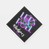 ローラースケート甘い16テーマ誕生日パーティー スタンダードランチョンナプキン (角)