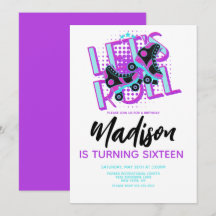 ローラースケート甘い16テーマ誕生日パーティー