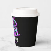 ローラースケート甘い16テーマ誕生日パーティー 紙コップ (左)