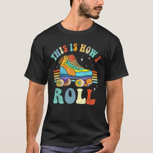 ローラースケート私がスケート転がスロール Tシャツ (正面)
