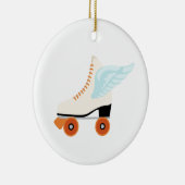 ローラースケート翼 セラミックオーナメント (右)