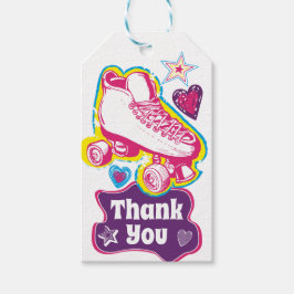 ローラースケート誕生日パーティーありがとうメッセージカード ギフトタグ