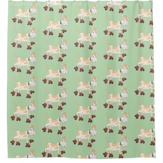 ローラースケート シャワーカーテン (正面)