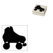 ローラースケート/スケートで滑る ラバースタンプ (押印)
