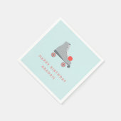 ローラースケート スタンダードカクテルナプキン (角)