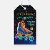 ローラースケート、ターニング8 ギフトタグ (裏面)