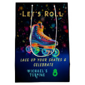 ローラースケート、ターニング8 ミディアムペーパーバッグ (裏面)