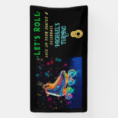 ローラースケート、ターニング8 横断幕 (縦)