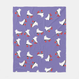 ローラースケート フリースブランケット