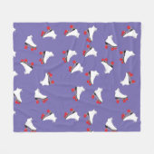 ローラースケート フリースブランケット (正面(横))