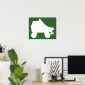 ローラースケート ポスター (ホームオフィス)