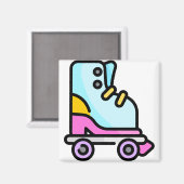 ローラースケート マグネット (正面/裏面)