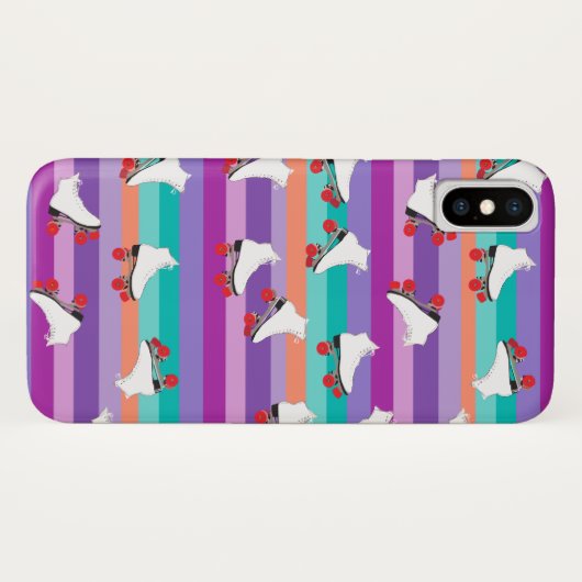 ローラースケートiApple iPhone X,ほとんど存在しない Case-Mate iPhoneケース (裏面(横))