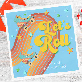 ローラースケー転がトレトロな虹 スタンダードランチョンナプキン