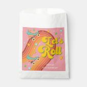 ローラースケー転がトレトロな虹 フェイバーバッグ (正面)