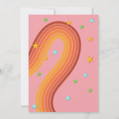 ローラースケー転がトレトロな虹 招待状 (裏面)