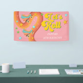 ローラースケー転がトレトロな虹 横断幕 (トレードショー)