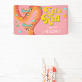 ローラースケー転がトレトロな虹 横断幕 (インサイチュ)