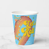 ローラースケー転がトレトロな虹 紙コップ (裏面)