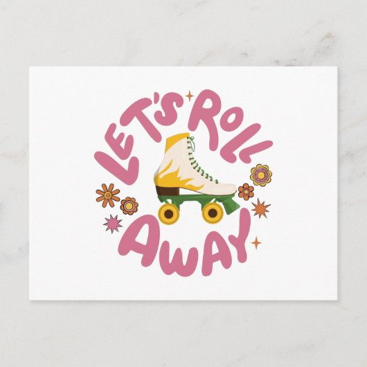 ローラース転がケ遠くにート ポストカード (正面)