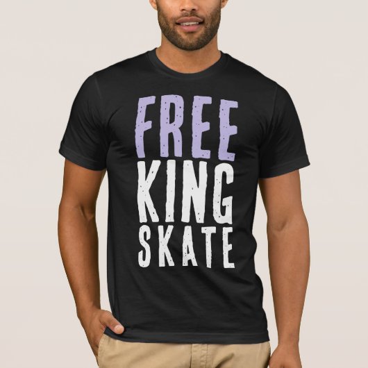 ローラーダービーフレックスケートTシャツ Tシャツ (正面)