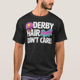 ローラーダービーローラガーラルダービーヘアドント気に Tシャツ