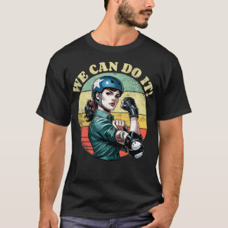 ローラーダービー女の子はそれを行うことができるローラーダービー3 Tシャツ