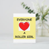 ローラーダービー ポストカード (スタンド正面)