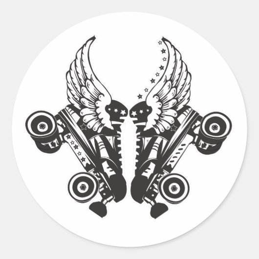 ローラーダービー ラウンドシール (正面)