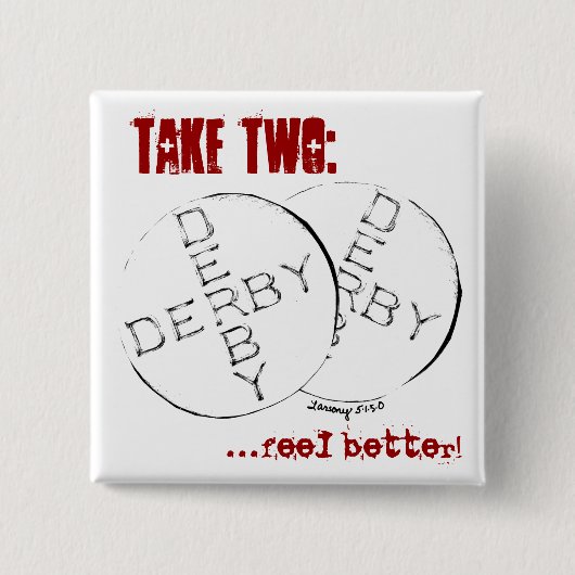 ローラーダービーRx 缶バッジ (正面)