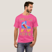 ローラーディスコ 80年代 70年代 スケートパーティー Tシャツ (正面フル)