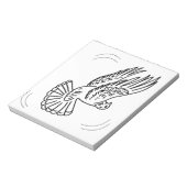 ローラーピジョン・イン・アクション ノートパッド (回転)