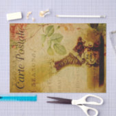 ローラーブレードが切り離されるエフェメラ女性脚 薄葉紙 (クラフト)