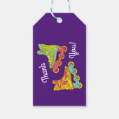 ローラーブレードが誕生日パーティーをスケート ギフトタグ (正面)