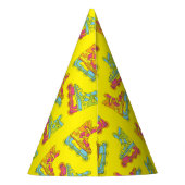 ローラーブレードが誕生日パーティーをスケート パーティーハット (裏面)