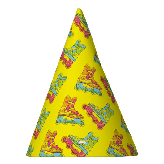ローラーブレードが誕生日パーティーをスケート パーティーハット (右)