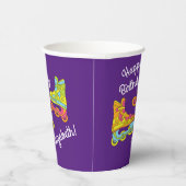 ローラーブレードが誕生日パーティーをスケート 紙コップ (右)