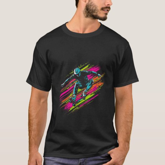 ローラーブレードのカオス Tシャツ (正面)