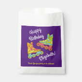 ローラーブレードのスケート子供の誕生日パーティースケートで滑る フェイバーバッグ (正面)