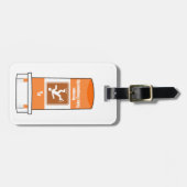 ローラーブレードは私の薬である ラゲッジタグ (正面横)