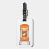 ローラーブレードは私の薬である ラゲッジタグ (正面縦)