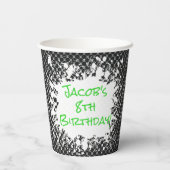 ローラーブレードグランジグリーンバースデーパーティー 紙コップ (裏面)