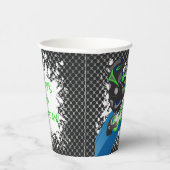 ローラーブレードグランジグリーンバースデーパーティー 紙コップ (右)