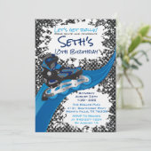 ローラーブレードグランジブルーバースデーパーティー 招待状 (スタンド正面)