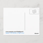 ローラーブレード魚おもしろいスケートで滑る漫画 ポストカード (裏面)