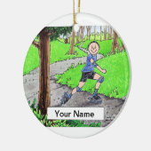 ローラーブレード – オス セラミックオーナメント (左)