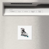 ローラーブレードRollerskates Inline Skates Art マグネット (インサイチュ (食洗機))