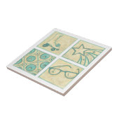 ローラーリンクウッドブロックスケッチバイチャリティーザリス タイル (側面)