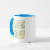 ローラーリンクウッドブロックスケッチバイチャリティーザリス マグカップ (正面左)